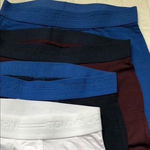 (4) Tommy John Cotton Basics Boxer Briefs